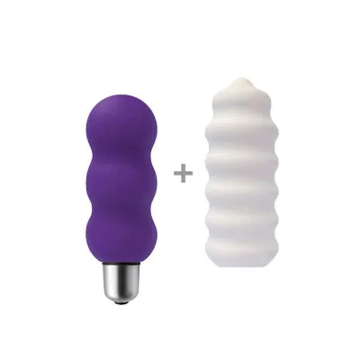 Joystick Micro vibrator Set Papillon 3 Inch
