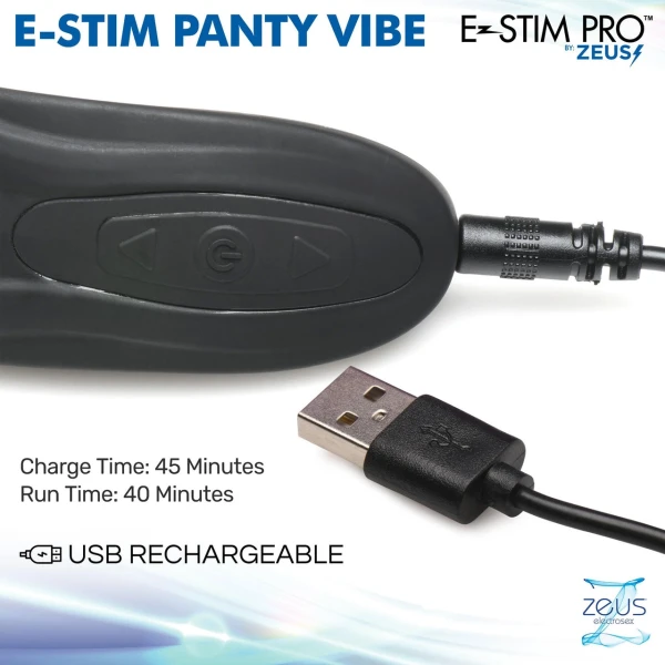Zeus E-Stim Pro Remote Panty Vibe