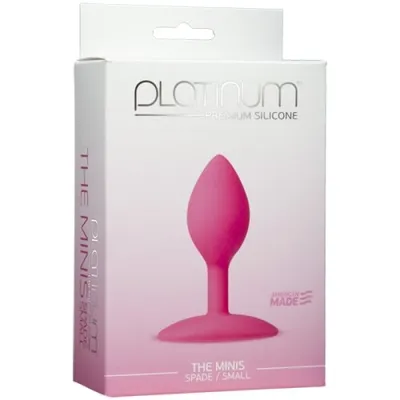 Platinum Premium Silicone The Minis Pink Spade Small