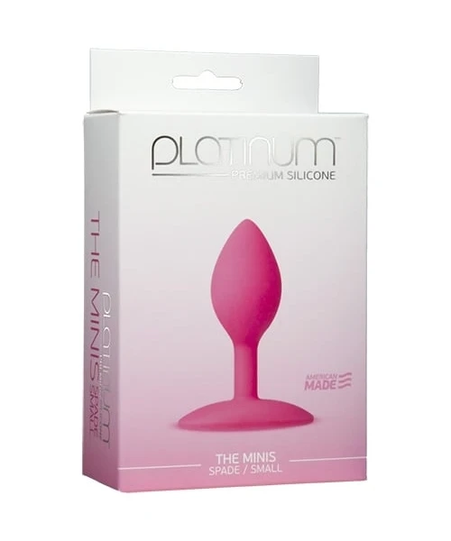 Platinum Premium Silicone The Minis Pink Spade - Small