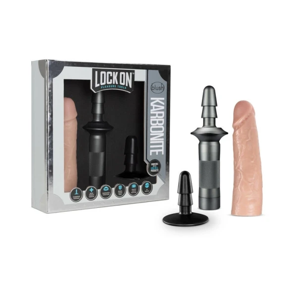 Lock On - Karbonite Dildo And Handle - Vanilla — image 8 of 8