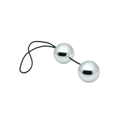 Silver Vaginal And Anal Ben Wa Balls Silver
