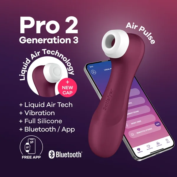 Satisfyer Pro 2 Generation 3 Connect App Air Pulse Vibrator