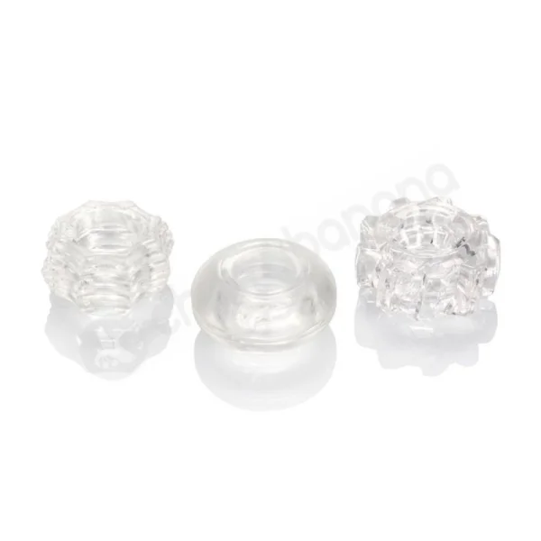 Reversible Clear Ring Set
