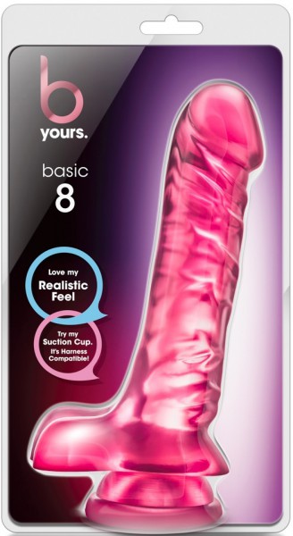 8" Jelly Cock+ Balls