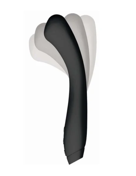 Je Joue Juno Flex Waterproof Rechargeable Silicone G-Spot Vibrator - Black
