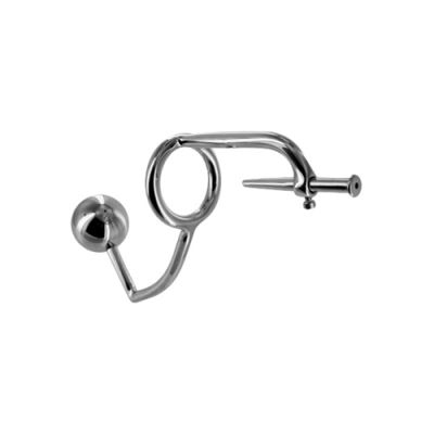 Anal Intruder Cock Ring With Penis Plug