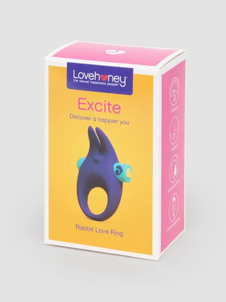 Lovehoney Excite 10 Function Rechargeable Rabbit Love Ring