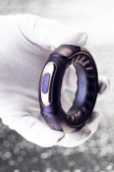 Hueman Saturn Vibrating Cock & Ball Ring