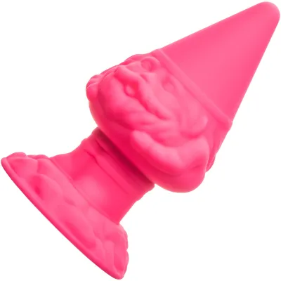 Naughty Bits Anal Gnome Silicone Butt Plug By CalExotics Pink