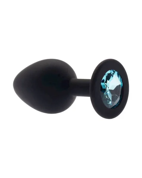 Kink Range Silicone Gemmed Butt Plug - 3.1 Inch