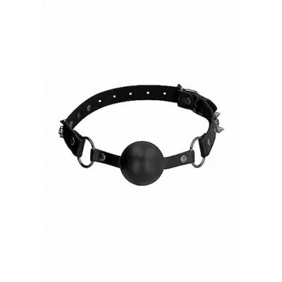 Ouch Skulls And Bones Silicone Ball Gag Black One Size