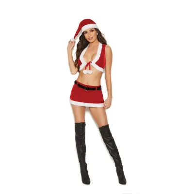 Sleigh Belle 3pc Costume Red Medium