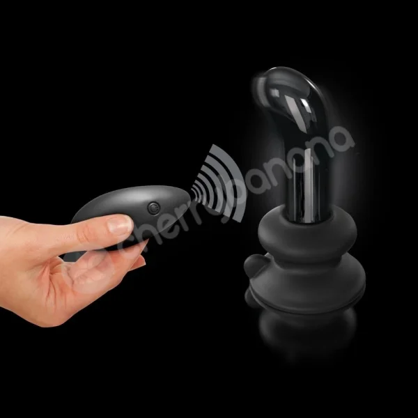 Icicles #84 Vibrating Glass Massager With Suction Cup Base