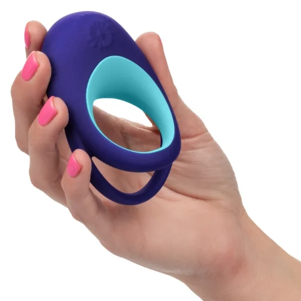 Link Up Alpha Silicone Rechargeable Vibrating Cock Ring By CalExotics