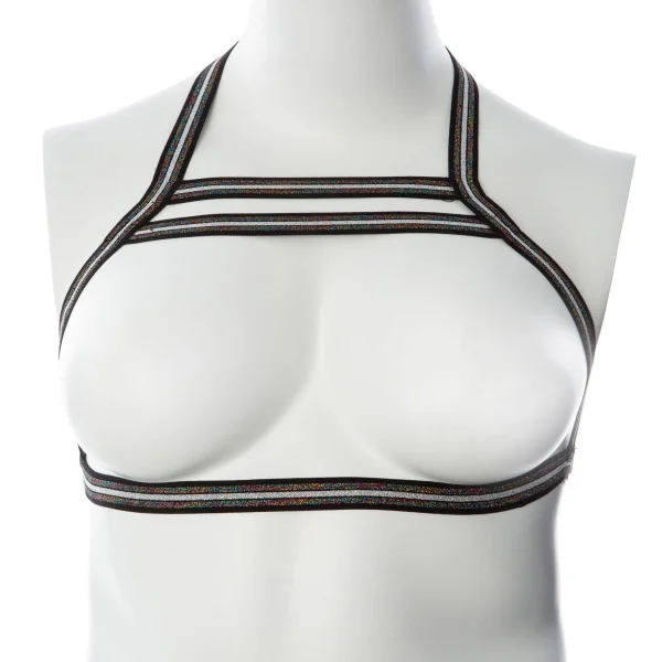 Gender Fluid Silver Lining Harness - Large-xxlarge - Multi-Color