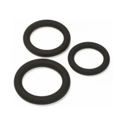 Realistic Dildos Cloud 9 Platinum Silicone 7 inches Dong Brown Bonus Rings