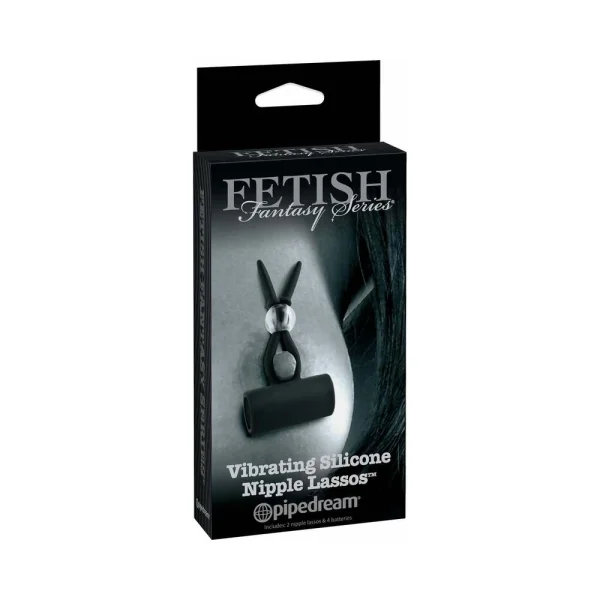 Fetish Fantasy Limited Edition - Vibrating Silicone Nipple Lassos