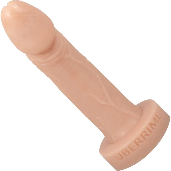 Primo 6" Dual-Density Realistic Silicone Dildo By Uberrime - Vanilla