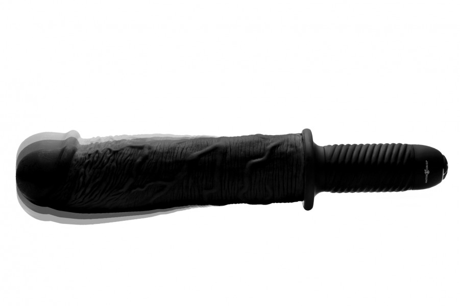 10" Vibrating Cock + Handle