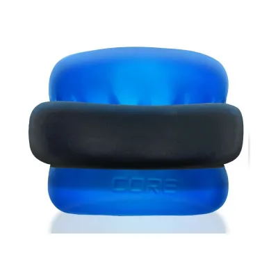 Extreme Bondage Gear Oxballs Ultracore Core Ballstretcher With Axis Ring Blue Ice