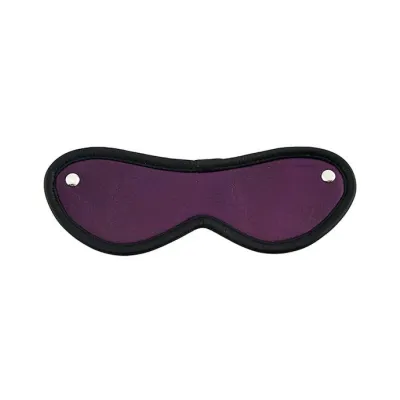 Rouge Leather Blindfold Purple