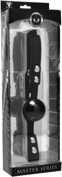 Ball Gag + Leather Straps
