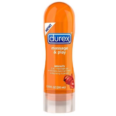 Durex Massage amp Play Intensify 2 in 1 Guarana Water Based Lube 6 7oz