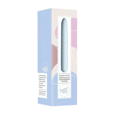 Rocks Off Sugarboo Sugar Blue Classic Bullet Vibrator Blue 3 5 Inch