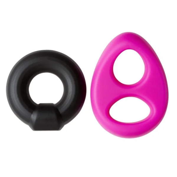 Cloud 9 Teardrop Silicone Cock Ring & Ball Sling Set