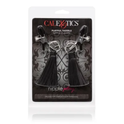 Nipple Play Playful Tassels Nipple Clamps Black