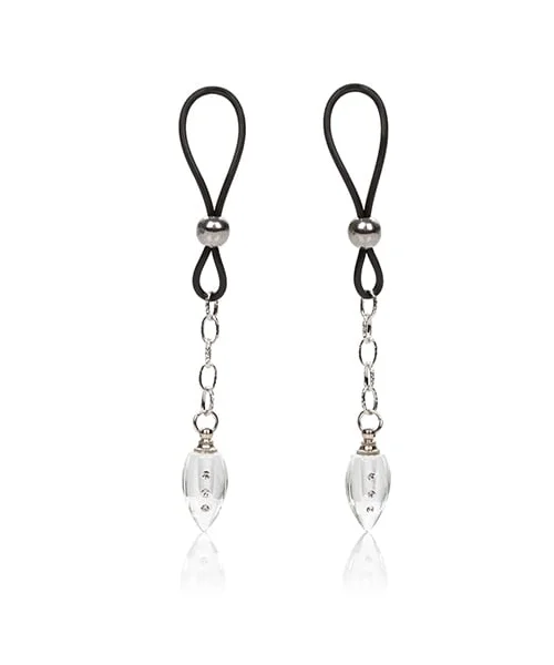 Nipple Play Non-Piercing Nipple Jewelry - Crystal Teardrop