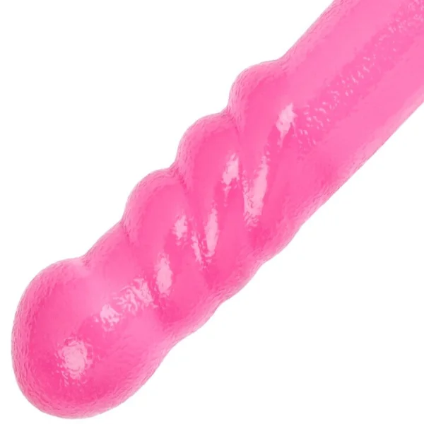 Pink Double Headed Dildo - 10 Inch — image 4 of 5