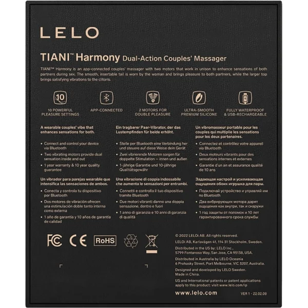 Lelo Tiani Harmony Couples Vibrator with App