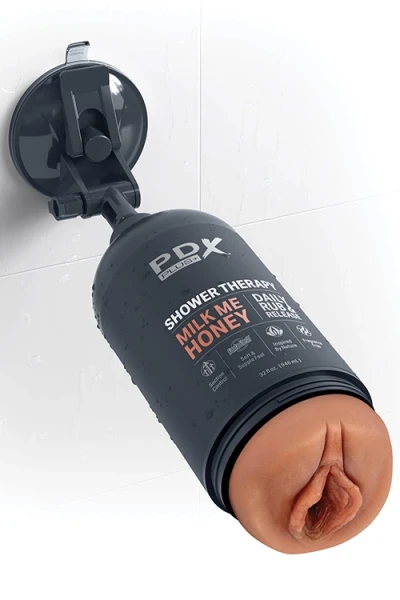 PDX Milk Me Honey 8.1" Discreet Shower Bottle Stroker