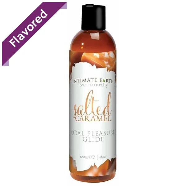 Intimate Earth Salted Caramel Flavored Water-Based Lube | 2oz