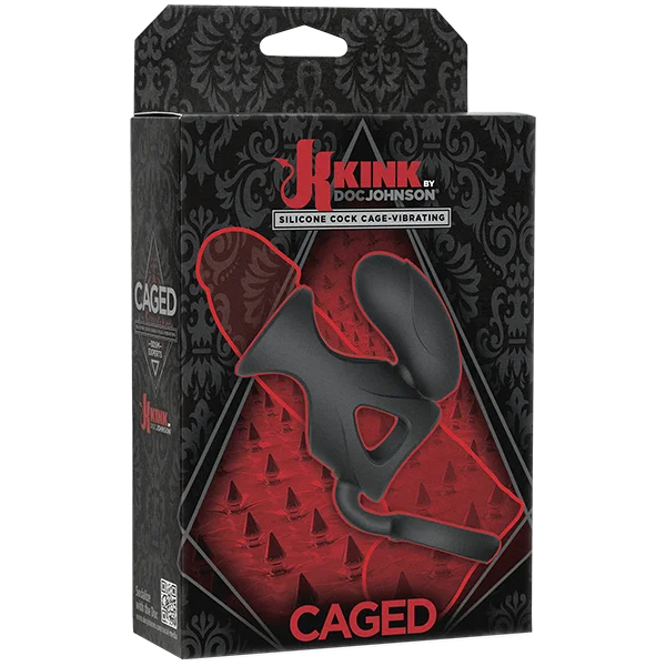 Kink Vibrating Cock Cage in Black by Doc Johnson — image 14 of 14