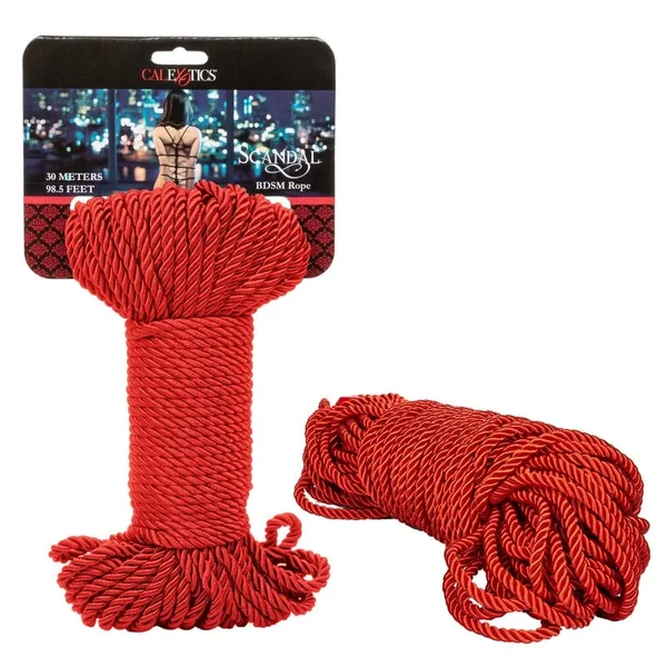 BDSM Bondage Shibari Red Rope 30m/ 98.5ft — image 13 of 18