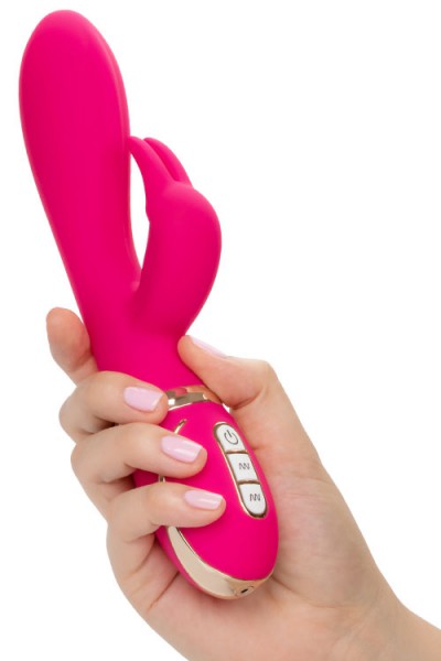 California Exotic 9" Silicone Ultra-Soft Jack Rabbit Vibrator