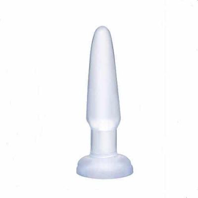 Basix Rubber Works Beginners Butt Plug Clear