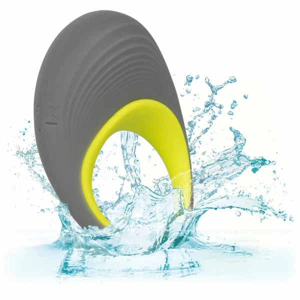 Link Up Edge Silicone Rechargeable Vibrating Cock Ring By CalExotics