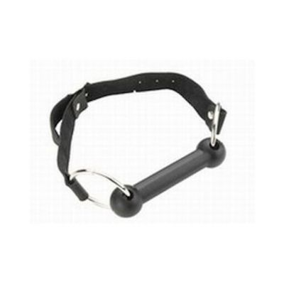 Strict Leather Silicone Bit Gag Black