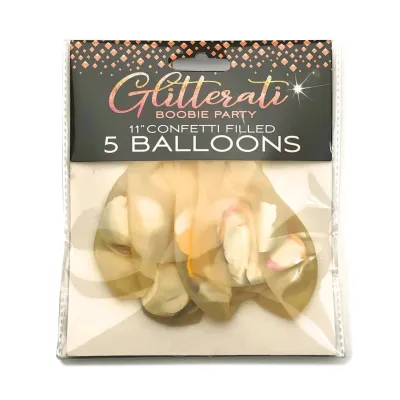 Glitterati Boobie Confetti Balloons