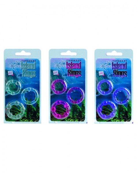 Silicone Island Rings - Purple