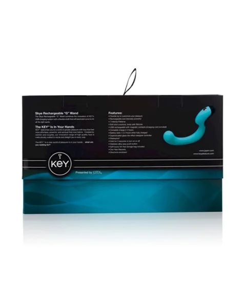 Skye Rechargeable G Wand - Blue - 5 Inch