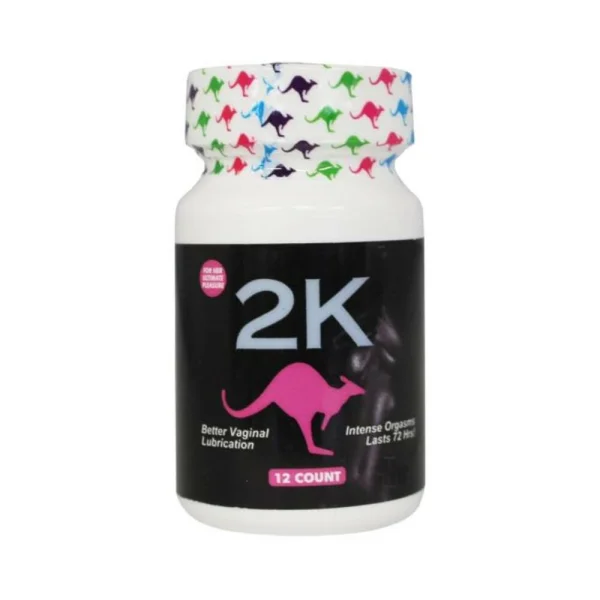 Kangaroo 2k 12ct Bottle Pink