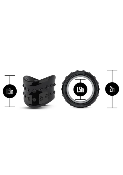 Stay Hard - Beef Ball Stretcher - 1.5 Inch  Diameter - Black