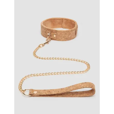 Natural Cork Padded Collar and Leash