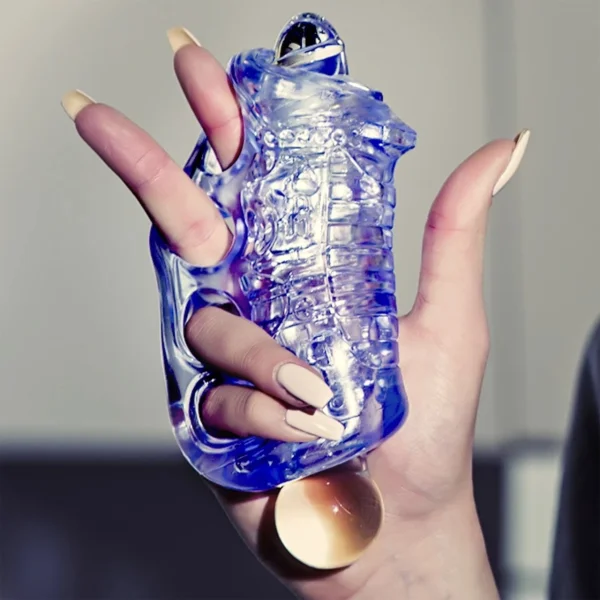 FleshSkins Blue Ice Grip Penis Masturbator by Fleshlight