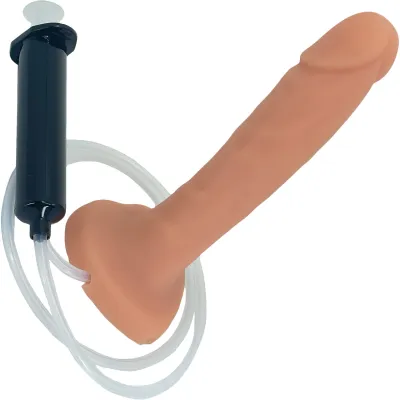 Strap on Me Squirting Harness Compatible Realistic Silicone Dildo Large Vanilla